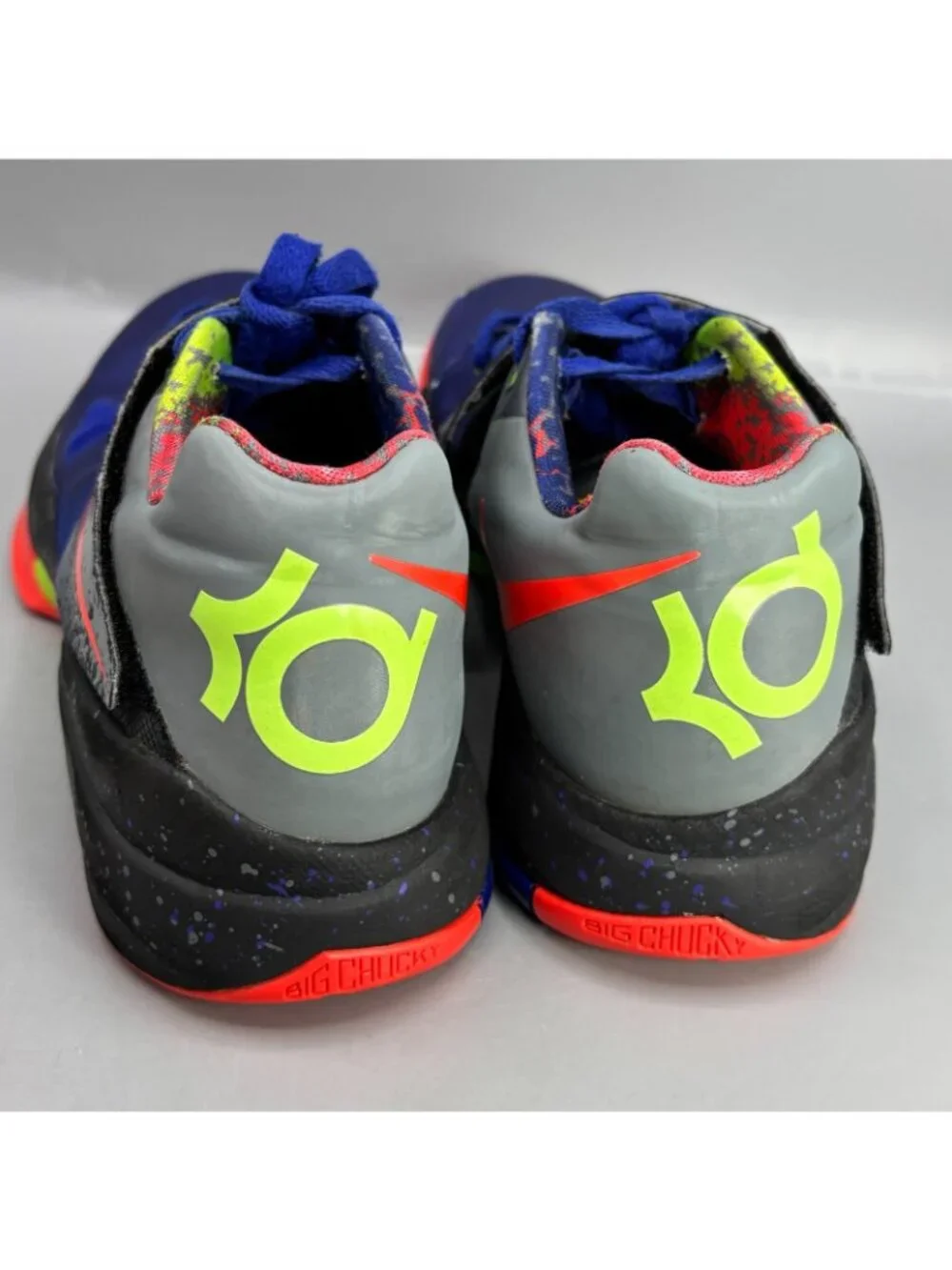 Nike Kevin Durant Nerf  8M/9.5W Blue Orange Performance Sneakers FQ8180-400